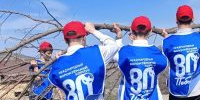 Субботник на территории Памятника Воинской Славы в селе Уркарах. - Дахадаевский район